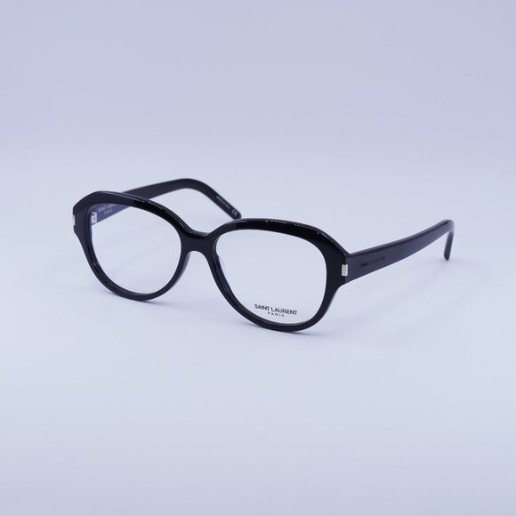 🕶️ New Saint Laurent SL411 001 Eyeglasses - Black Frame 57mm - Picture 1 of 11